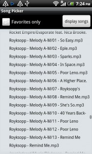 TRMP Random Music Player 1.1. Скриншот 5