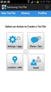 Samsung TecTiles 3.0.12. Скриншот 1