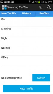Samsung TecTiles 3.0.12. Скриншот 3