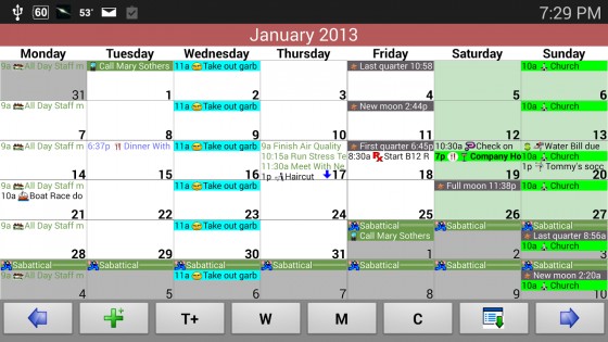 Pimlical Advanced Calendar 2.0.3.16. Скриншот 2