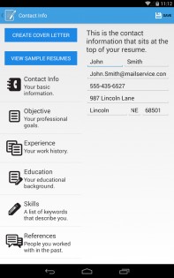 Resume Builder Pro 2.6. Скриншот 7