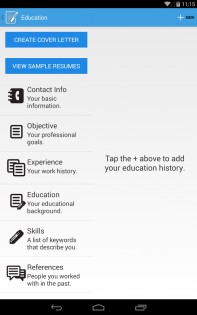 Resume Builder Pro 2.6. Скриншот 8