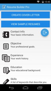 Resume Builder Pro 2.6. Скриншот 11