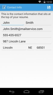 Resume Builder Pro 2.6. Скриншот 12