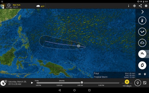 MeteoEarth 2.2.5.6. Скриншот 2