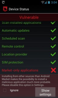 Zoner Mobile Security 1.8.5. Скриншот 5