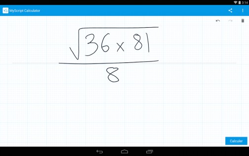 Скачать MyScript Calculator 1.2.3 Для Android