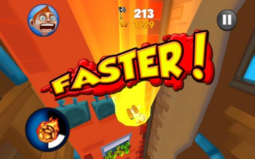 Super Falling Fred 1.1.0. Скриншот 2