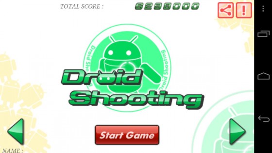 Droidshooting 2.02. Скриншот 1