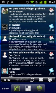 Pure messenger widget 2.8.4. Скриншот 1