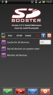SD Booster 2.0.7. Скриншот 5