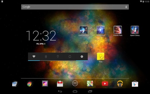 Vortex Galaxy Live Wallpaper 2.6.3. Скриншот 3