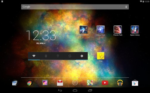 Vortex Galaxy Live Wallpaper 2.6.3. Скриншот 4