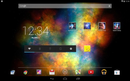 Vortex Galaxy Live Wallpaper 2.6.3. Скриншот 5