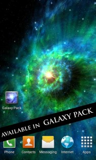 Vortex Galaxy Live Wallpaper 2.6.3. Скриншот 8