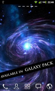 Vortex Galaxy Live Wallpaper 2.6.3. Скриншот 11