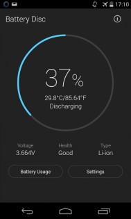 Battery Disc 4.0.2 - Vibrantium. Скриншот 1