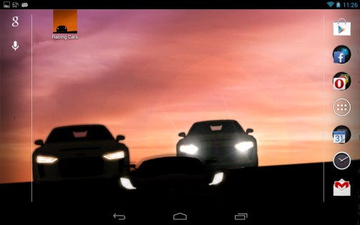 Racing Cars LIVE Wallpaper 4.0.4. Скриншот 2