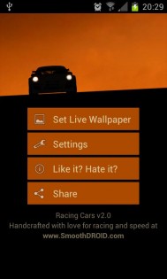 Racing Cars LIVE Wallpaper 4.0.4. Скриншот 7