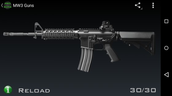 MW3 Guns 1.9. Скриншот 2