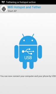 Wifi Hotspot, usb tether 1.5. Скриншот 2