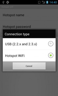 Wifi Hotspot, usb tether 1.5. Скриншот 4