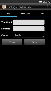 Package Tracker Express 2.5.0. Скриншот 4