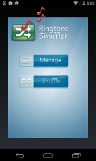 Ringtone Shuffler 1.0.2. Скриншот 1