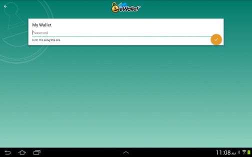 eWallet Viewer for Android 7.4.0.194. Скриншот 9
