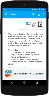 Scatter 0.9.6. Скриншот 3