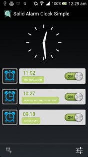 Solid Alarm Clock Simple 2.4. Скриншот 1
