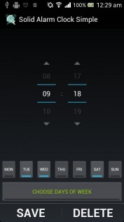 Solid Alarm Clock Simple 2.4. Скриншот 2