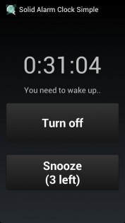 Solid Alarm Clock Simple 2.4. Скриншот 3