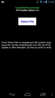 OTA Verifier 2.7. Скриншот 1