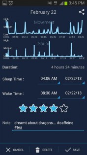 SleepBot Tracker — Sleep Suite 3.2.8. Скриншот 3