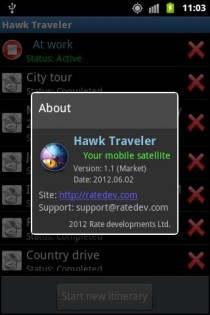 Hawk Traveler 1.2.4. Скриншот 7