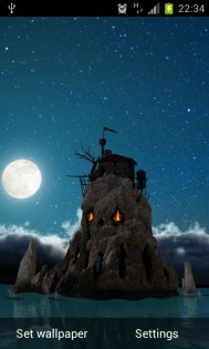 Skull Island 3D Live Wallpaper 1.3.0. Скриншот 2