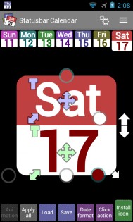 Statusbar Calendar Demo 2.13. Скриншот 3