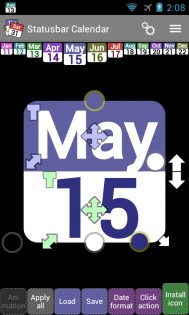 Statusbar Calendar Demo 2.13. Скриншот 4