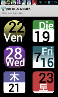 Statusbar Calendar Demo 2.13. Скриншот 10