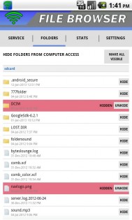 WiFi File Browser 2.0.18. Скриншот 3