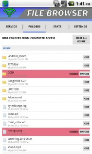 WiFi File Browser 2.0.21. Скриншот 3