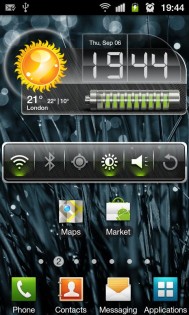 HD Metallic Widgets 5.4. Скриншот 3