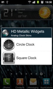 HD Metallic Widgets 5.4. Скриншот 5