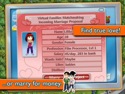 Virtual Families 2 1.7.16. Скриншот 2