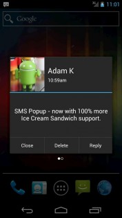 SMS Popup 1.3.1. Скриншот 1