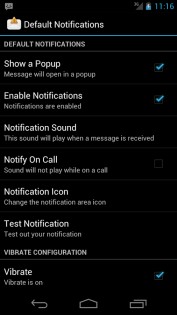 SMS Popup 1.3.1. Скриншот 5