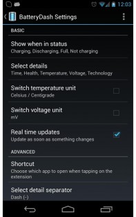 BatteryDash 2.3.1. Скриншот 7