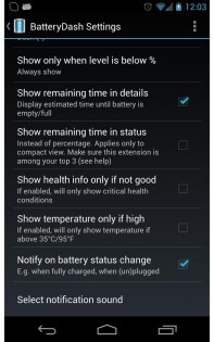 BatteryDash 2.3.1. Скриншот 8