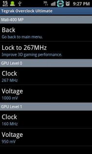 Tegrak Overclock 1.9.12. Скриншот 7